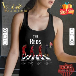 Awesome FC Liverpool Champions The Reds Walking Abbey Road Signatures Shirt