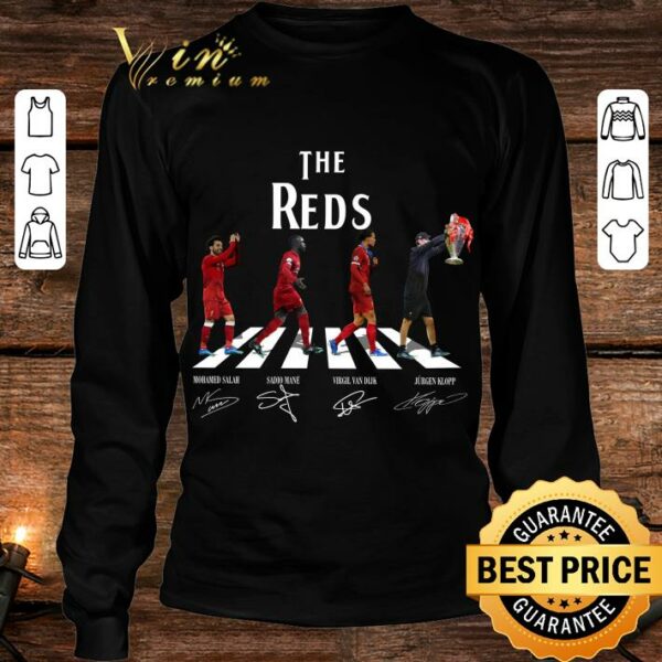 Awesome FC Liverpool Champions The Reds Walking Abbey Road Signatures Shirt