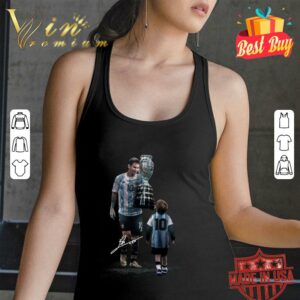Official Father's day Lionel Messi And Son Signature Shirt