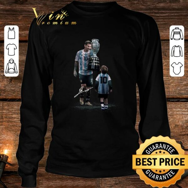 Official Father's day Lionel Messi And Son Signature Shirt