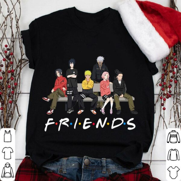 Original Friends LIBERE For Naruto Anime Sasuke Kakashi Sakura Itachi Shikamaru Shirt