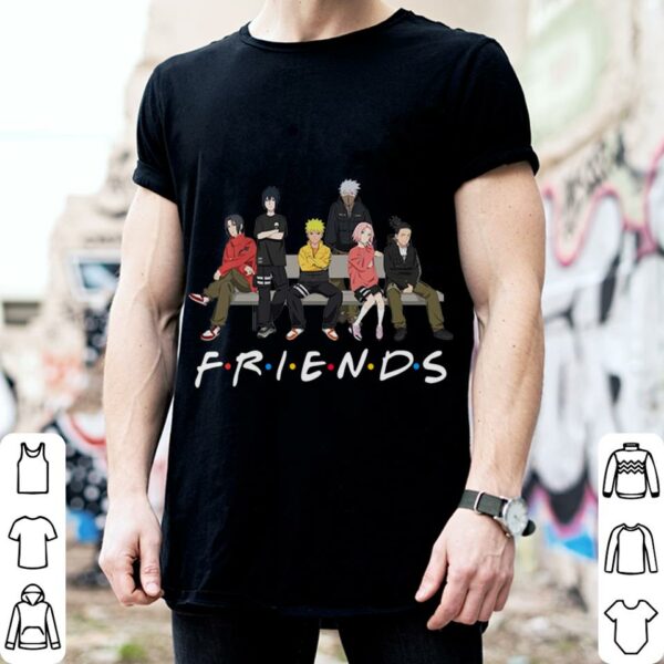 Original Friends LIBERE For Naruto Anime Sasuke Kakashi Sakura Itachi Shikamaru Shirt
