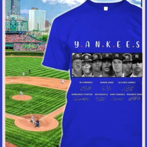 Best Friends New York Yankees Team Players Signatures Shirt
