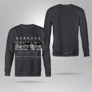Best Friends New York Yankees Team Players Signatures Shirt 3