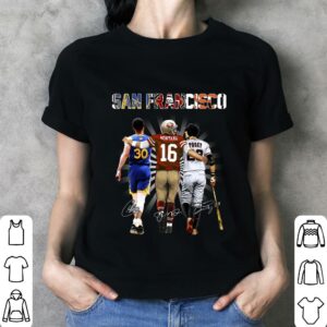 Funny Golden State Warriors San Francisco 49ers San Francisco Giants Signatures Shirt 2 Funny Golden State Warriors San Francisco 49ers San Francisco Giants Signatures Shirt 2