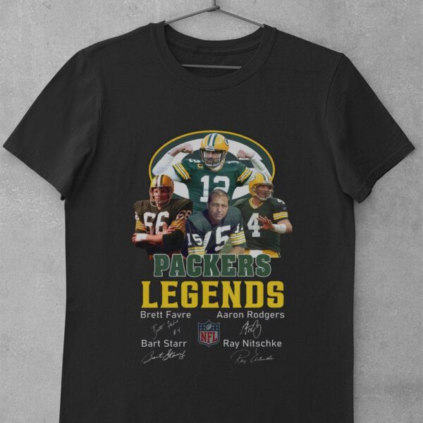 Hot Green Bay Packers Legends NFL Signatures Shirt