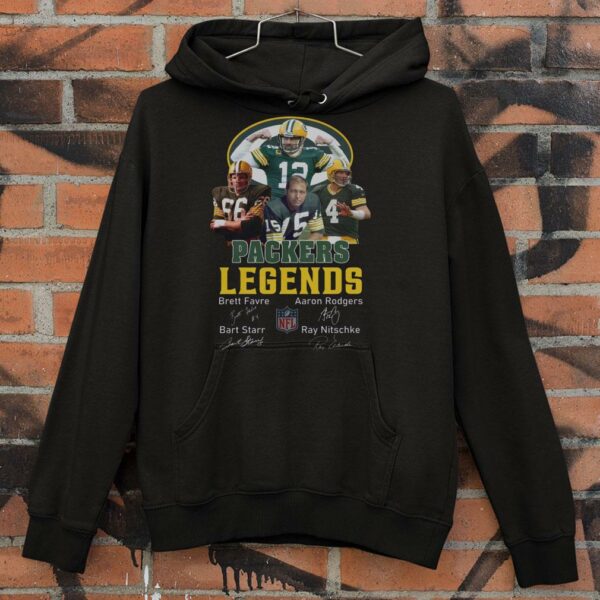 Hot Green Bay Packers Legends NFL Signatures Shirt