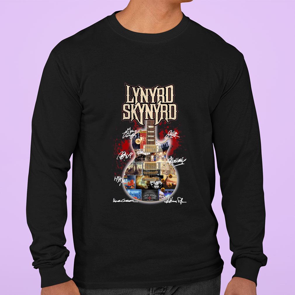 Hot Guitarist Lynyrd Skynyrd band rock signatures shirt Guitarist Lynyrd Skynyrd band rock signatures shirt 3 - Hot Guitarist Lynyrd Skynyrd band rock signatures shirt