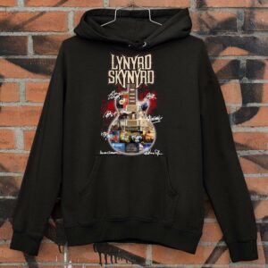 Hot Guitarist Lynyrd Skynyrd band rock signatures shirt 3
