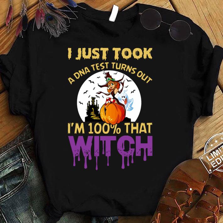 Awesome Halloween i just took a DNA test turns out i'm 100% that witch shirt Halloween i just took a DNA test turns out i m 100 that witch shirt 1 - Awesome Halloween i just took a DNA test turns out i'm 100% that witch shirt