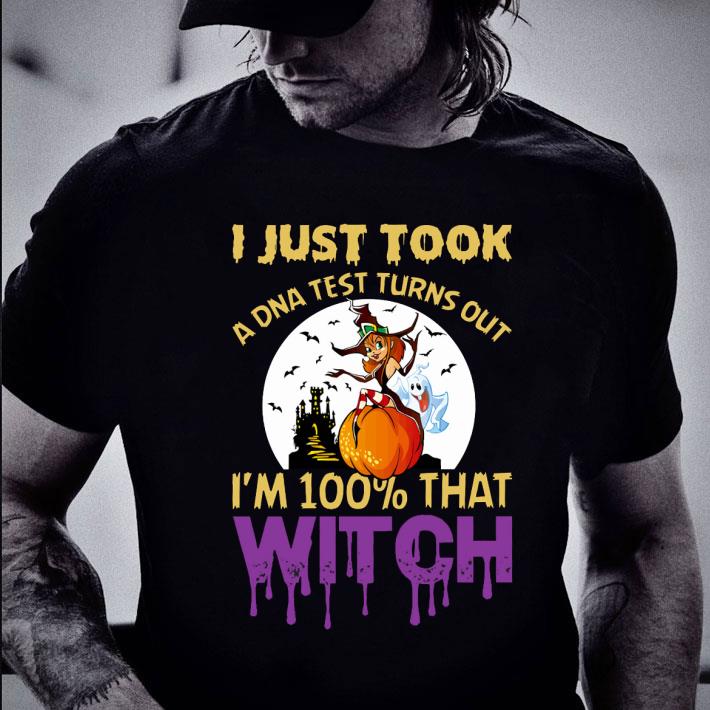 Awesome Halloween i just took a DNA test turns out i'm 100% that witch shirt Halloween i just took a DNA test turns out i m 100 that witch shirt 2 - Awesome Halloween i just took a DNA test turns out i'm 100% that witch shirt