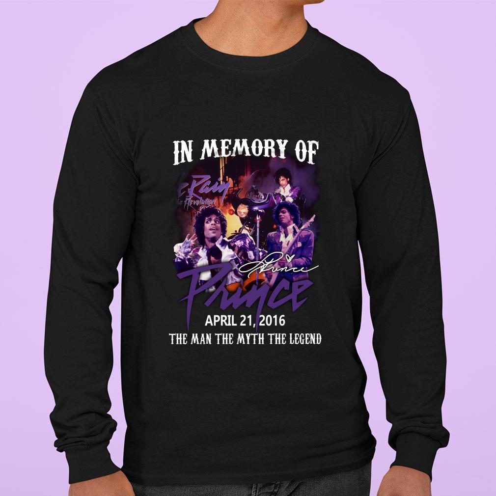 Premium In memory of Prince and The Revolution Purple Rain April 21 2016 Signature The Man The Myth The Legend Shirt In memory of Prince and The Revolution Purple Rain April 21 2016 Signature The Man The Myth The Legend Shirt 3 - Premium In memory of Prince and The Revolution Purple Rain April 21 2016 Signature The Man The Myth The Legend Shirt
