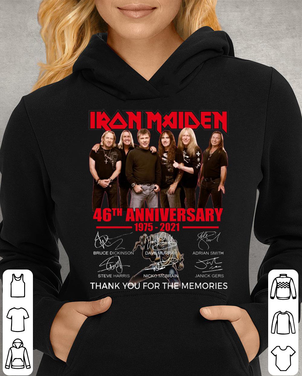 Original Iron Maiden Band 46th Anniversary 1975 2021 Signatures Thank You For The Memories Shirt Iron Maiden Band 46th Anniversary 1975 2021 Signatures Thank You For The Memories Shirt 4 - Original Iron Maiden Band 46th Anniversary 1975 2021 Signatures Thank You For The Memories Shirt
