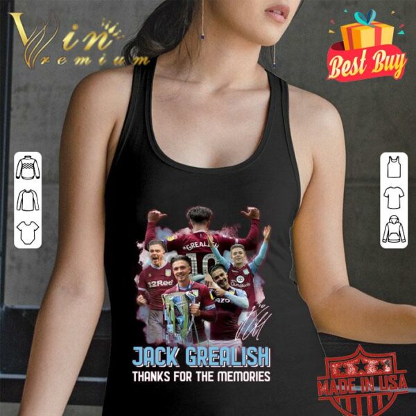 Funny Jack Grealish Aston Villa Manchester City Signature Shirt