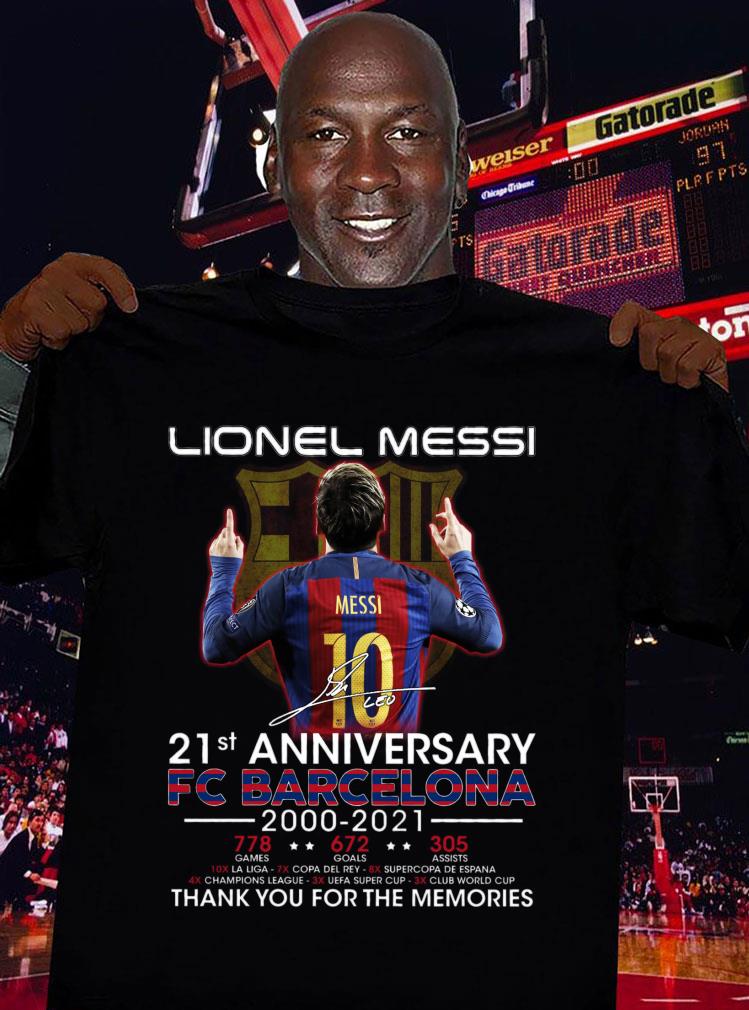 Premium Just a memory Lionel Messi 21st anniversary FC Barcelona 2000-2021 Shirt Just a memory Lionel Messi 21st anniversary FC Barcelona 2000 2021 Shirt 3 - Premium Just a memory Lionel Messi 21st anniversary FC Barcelona 2000-2021 Shirt