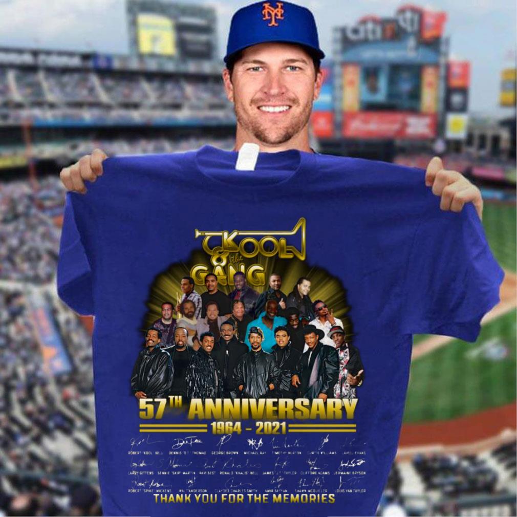 Awesome Kool and the Gang 57th anniversary 1964-2021 signatures thank you for the memories shirt Kool and the Gang 57th anniversary 1964 2021 signatures thank you for the memories shirt 3 - Awesome Kool and the Gang 57th anniversary 1964-2021 signatures thank you for the memories shirt