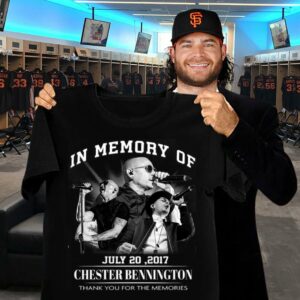 Funny Linkin Park Chester Bennington In Memory Of July 20 2017 Thank Memories Shirt 1