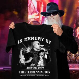 Funny Linkin Park Chester Bennington In Memory Of July 20 2017 Thank Memories Shirt 2