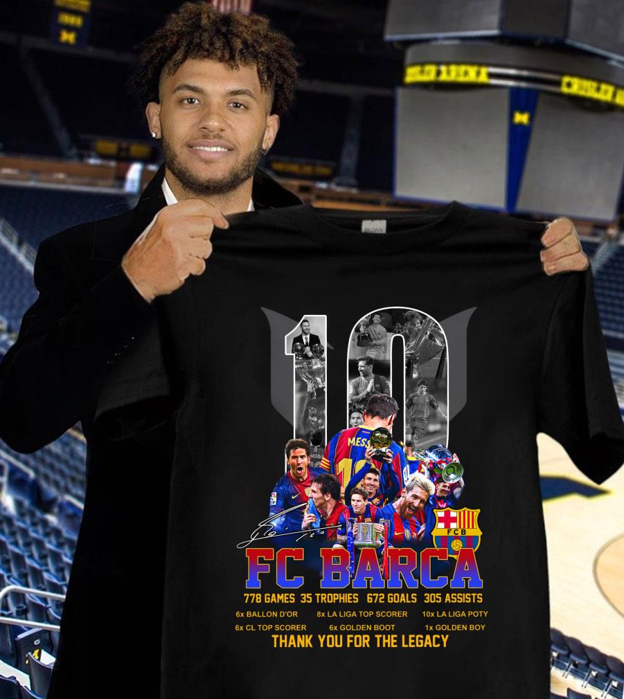Best M10 Lionel Messi FC Barca records & achievements signature thank you for the legacy shirt M10 Lionel Messi FC Barca records achievements signature thank you for the legacy shirt 1 - Best M10 Lionel Messi FC Barca records & achievements signature thank you for the legacy shirt