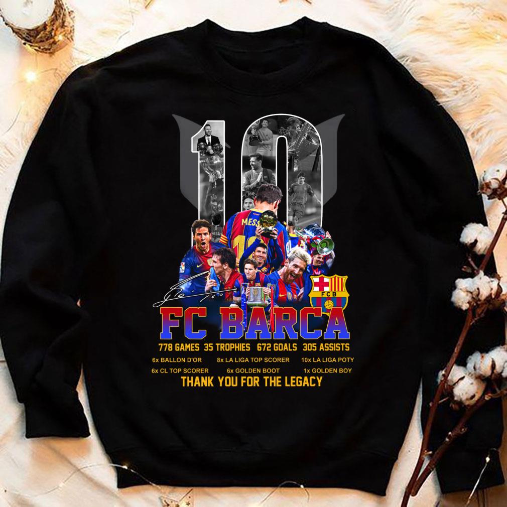 Best M10 Lionel Messi FC Barca records & achievements signature thank you for the legacy shirt M10 Lionel Messi FC Barca records achievements signature thank you for the legacy shirt 4 - Best M10 Lionel Messi FC Barca records & achievements signature thank you for the legacy shirt