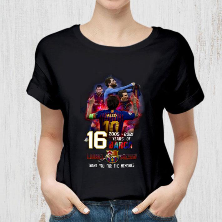 Premium Memory Lionel Messi with Barca 16 years of 2005-2021 signature shirt Memory Lionel Messi with Barca 16 years of 2005 2021 signature shirt 2 - Premium Memory Lionel Messi with Barca 16 years of 2005-2021 signature shirt
