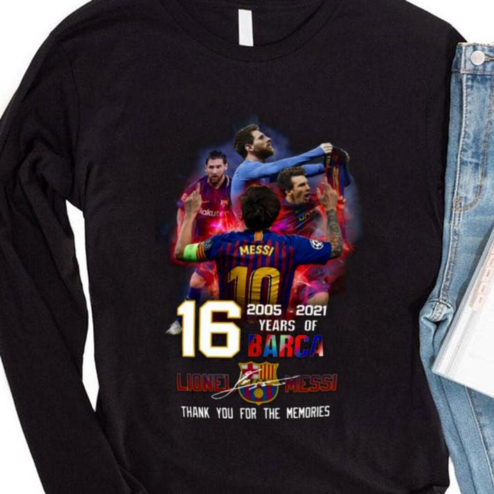Premium Memory Lionel Messi with Barca 16 years of 2005-2021 signature shirt Memory Lionel Messi with Barca 16 years of 2005 2021 signature shirt 4 - Premium Memory Lionel Messi with Barca 16 years of 2005-2021 signature shirt