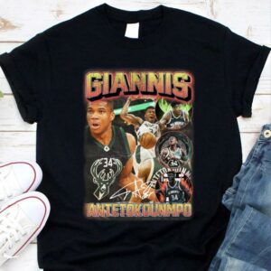 Original Milwaukee Bucks No. 34 Giannis Antetokounmpo Signature Shirt