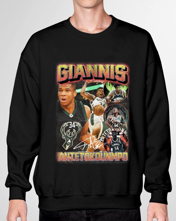 Original Milwaukee Bucks No. 34 Giannis Antetokounmpo Signature Shirt Milwaukee Bucks No 34 Giannis Antetokounmpo Signature Shirt 3 - Original Milwaukee Bucks No. 34 Giannis Antetokounmpo Signature Shirt