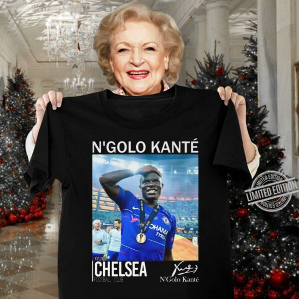 Premium N' Golo Kante Chelsea Football Club Signature Shirt