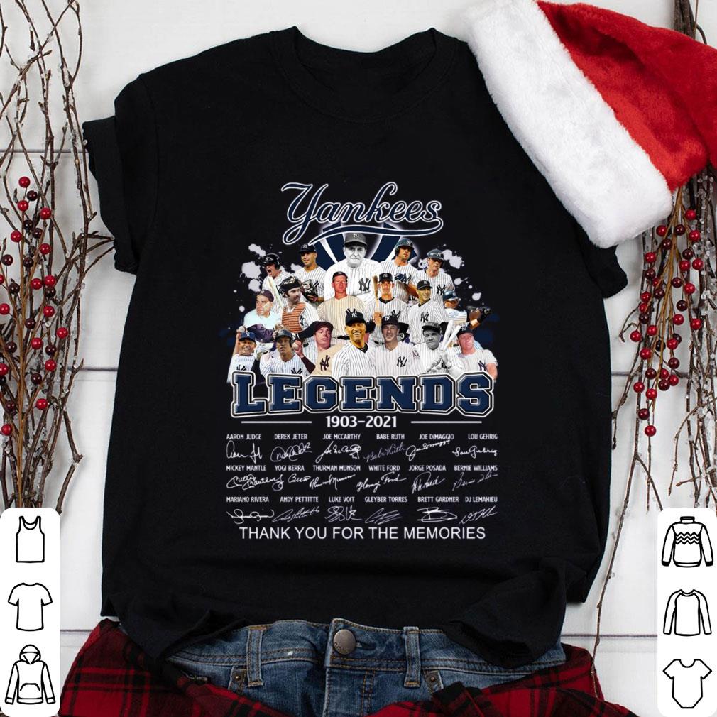 Best New York Yankees Legends 1903-2021 signatures thank memories shirt New York Yankees Legends 1903 2021 signatures thank memories shirt 1 - Best New York Yankees Legends 1903-2021 signatures thank memories shirt