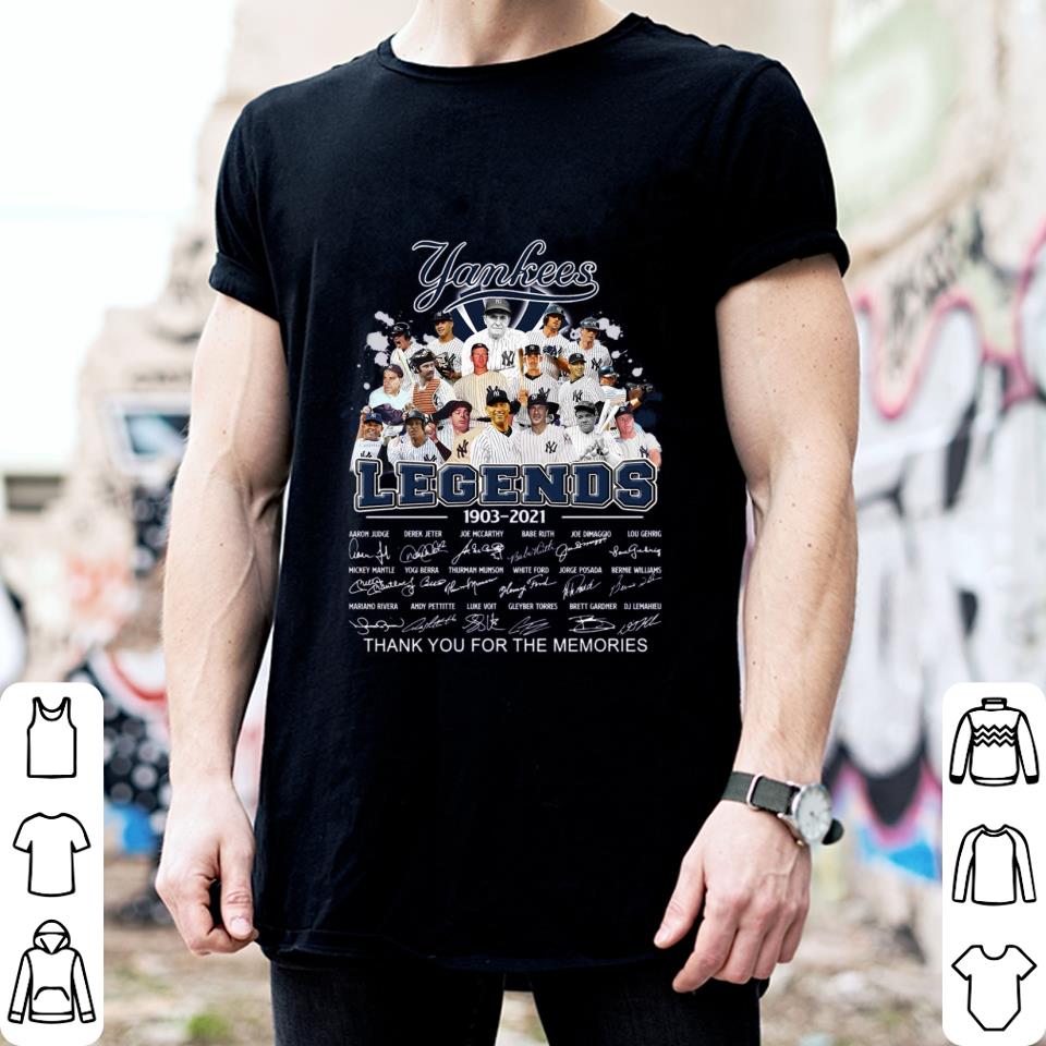 Best New York Yankees Legends 1903-2021 signatures thank memories shirt New York Yankees Legends 1903 2021 signatures thank memories shirt 2 - Best New York Yankees Legends 1903-2021 signatures thank memories shirt