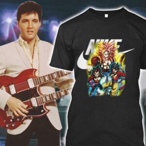 Original Nike Dragon Ball GT Son Goku Vegeta Gogeta SSJ4 Shirt