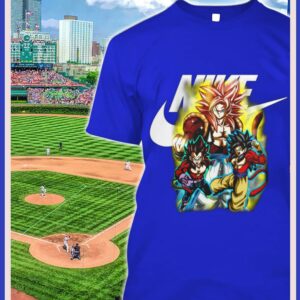 Original Nike Dragon Ball GT Son Goku Vegeta Gogeta SSJ4 Shirt