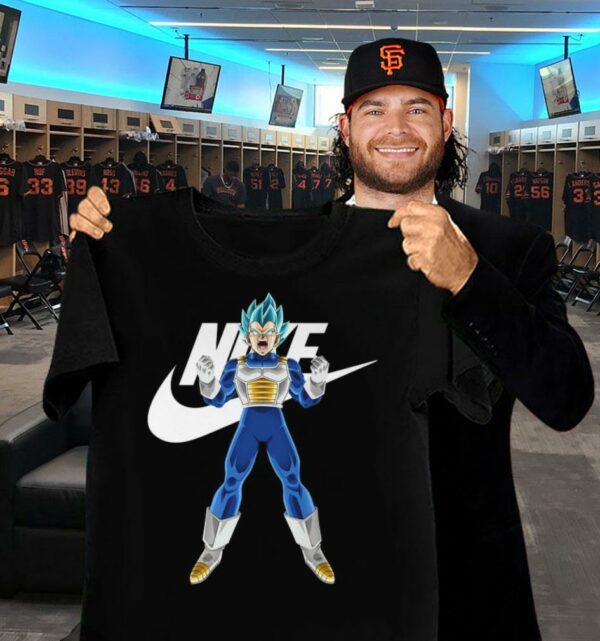 Hot Nike Vegeta Super Saiyan Blue Dragon Ball Super Shirt