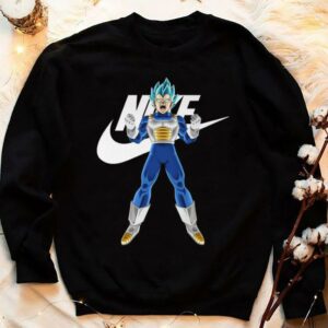 Hot Nike Vegeta Super Saiyan Blue Dragon Ball Super Shirt 3