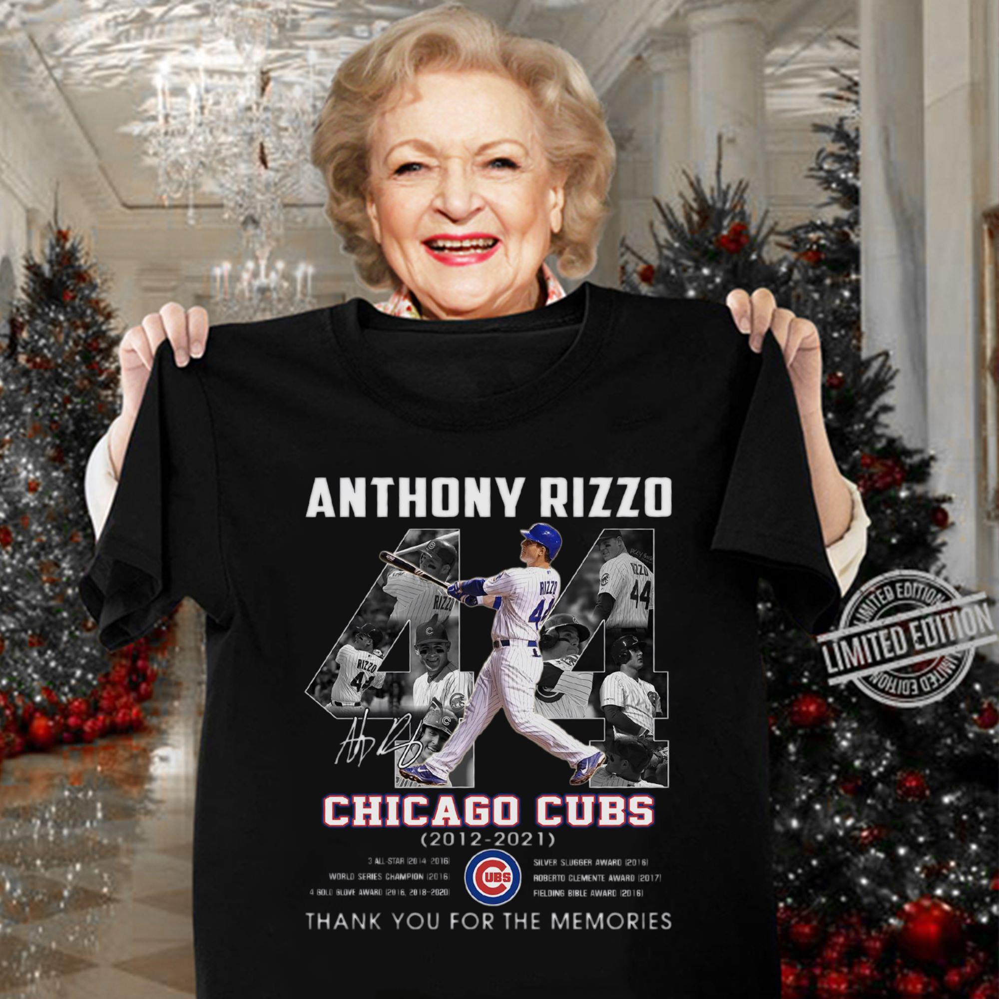 Best No. 42 Anthony Rizzo Signature Chicago Cubs 2012-2021 All Star World Series Champion Thank You Shirt No 42 Anthony Rizzo Signature Chicago Cubs 2012 2021 All Star World Series Champion Thank You Shirt 3 - Best No. 42 Anthony Rizzo Signature Chicago Cubs 2012-2021 All Star World Series Champion Thank You Shirt