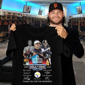 Awesome Pittsburgh Steelers Pro Football Hall Of Fame Canton Ohio 2020-2021 Signatures Thank Memories Shirt
