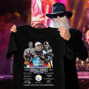 Awesome Pittsburgh Steelers Pro Football Hall Of Fame Canton Ohio 2020-2021 Signatures Thank Memories Shirt 2