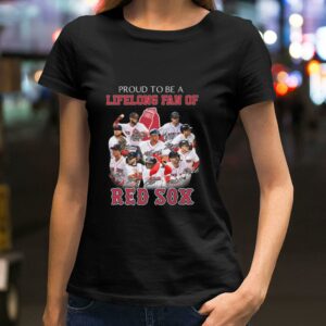 Best Proud To Be A Lifelong Fan Of Boston Red Sox Signatures Shirt 1