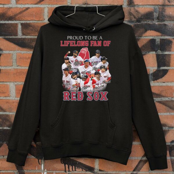 Best Proud To Be A Lifelong Fan Of Boston Red Sox Signatures Shirt