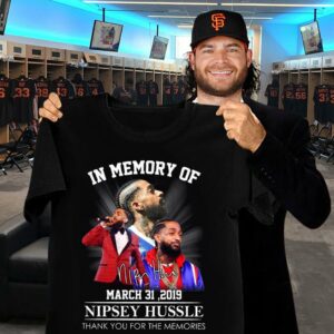 RIP Nipsey Hussle March 31 2019 Signature Thank You For The Memories Shirt 1