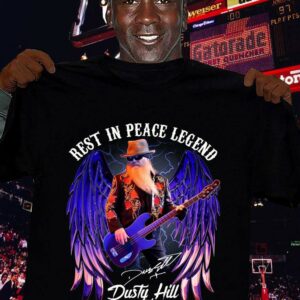 Hot Rest In Peace Legend Dusty Hill 1949-2021 signature thank you for the memories shirt 2