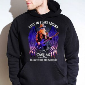 Hot Rest In Peace Legend Dusty Hill 1949-2021 signature thank you for the memories shirt 3