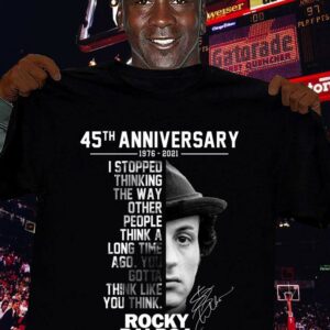 Hot Rocky Balboa signature I stopped thinking the way other people think a long time ago shirt 2