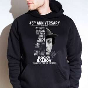 Hot Rocky Balboa signature I stopped thinking the way other people think a long time ago shirt 3