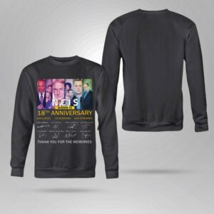 Funny Season 19 NCIS 18th anniversary 2003-2021 19 seasons 414 episodes signatures thank memories shirt 3