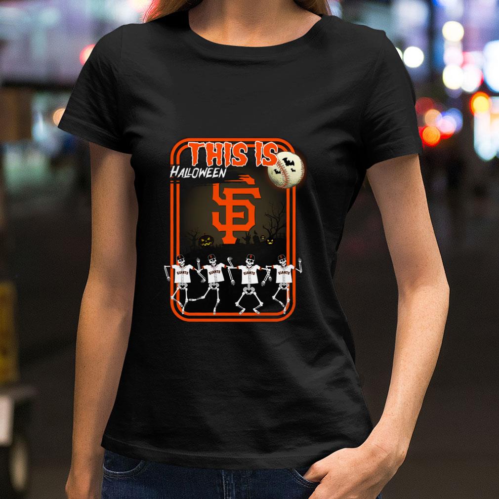 Premium Skeletons This Is Halloween San Francisco Giants MLB Shirt Skeletons This Is Halloween San Francisco Giants MLB Shirt 2 - Premium Skeletons This Is Halloween San Francisco Giants MLB Shirt