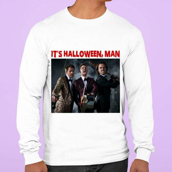 Premium Supernatural Characters it's halloween man Jason Voorhees Michael Myers Freddy Krueger Shirt