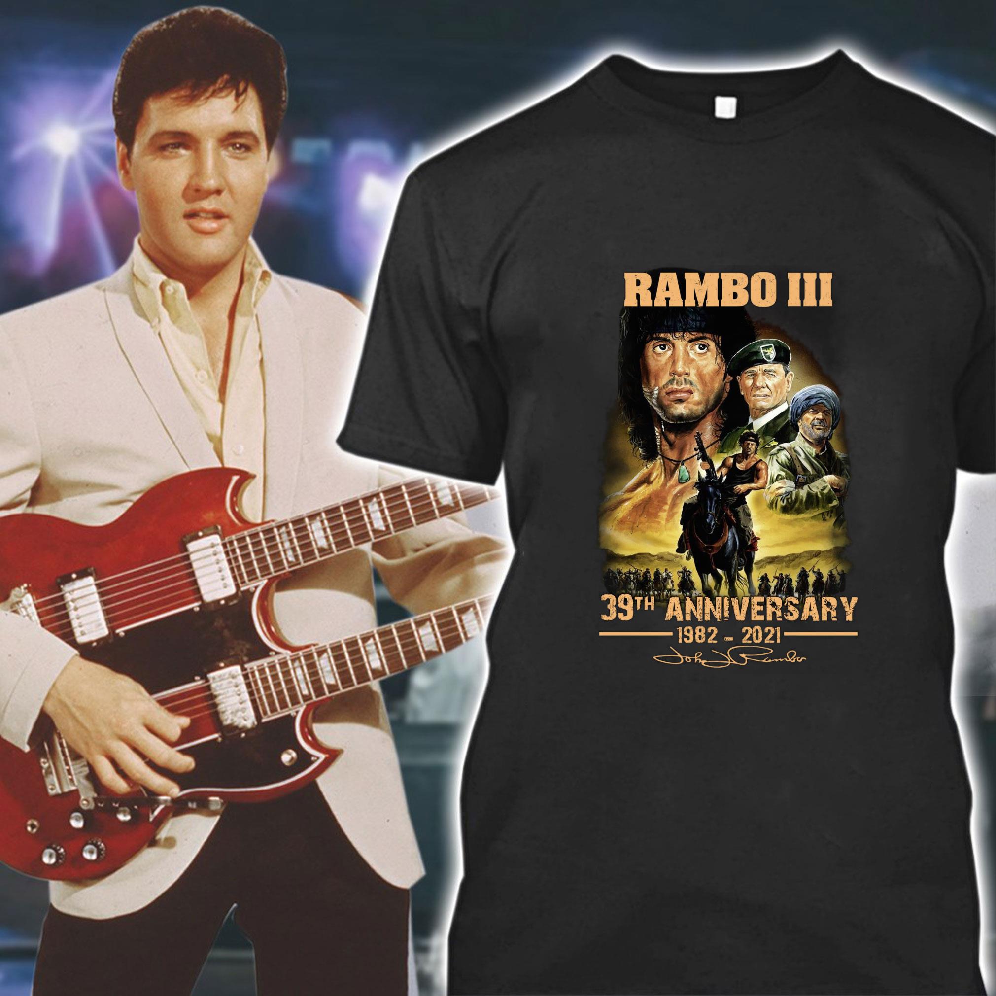 Awesome Sylvester Stallone Rambo III 39th anniversary 1982-2021 Signature Shirt Sylvester Stallone Rambo III 39th anniversary 1982 2021 Signature Shirt 1 - Awesome Sylvester Stallone Rambo III 39th anniversary 1982-2021 Signature Shirt