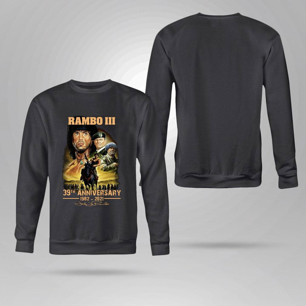 Awesome Sylvester Stallone Rambo III 39th anniversary 1982-2021 Signature Shirt Sylvester Stallone Rambo III 39th anniversary 1982 2021 Signature Shirt 4 - Awesome Sylvester Stallone Rambo III 39th anniversary 1982-2021 Signature Shirt